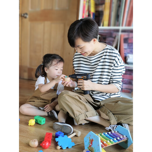 Renjuyi customized children's rechargeable hot melt glue gun WX890 kindergarten home handmade stick without 4V20Ah glue stick set WX890