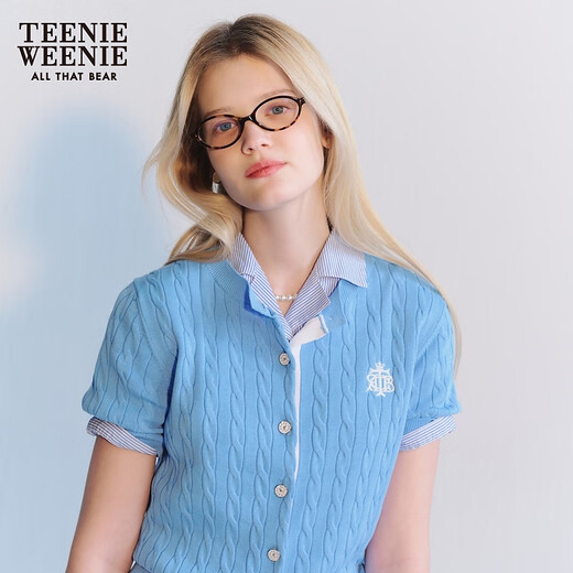 Teenie Weenie [Modal Bleded] Bear Женская летняя кабельная текстура.