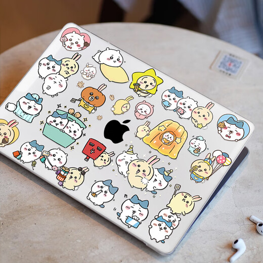 TLXTmacbookpro protective case suitable for Apple laptop 13.3-inch air13 case 2023 new 15-inch mac computer thin 13.6-inch 14-inch dust protection case Kapibala-T723 gift gold keyboard film + Typec adapter Please contact customer for other models