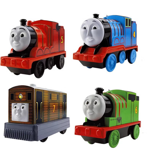 Véritable Locomotive électrique Thomas and Friends Lynpesy Yongbao Goden Trains Train Children's Toys, Speedy Leap Track Set