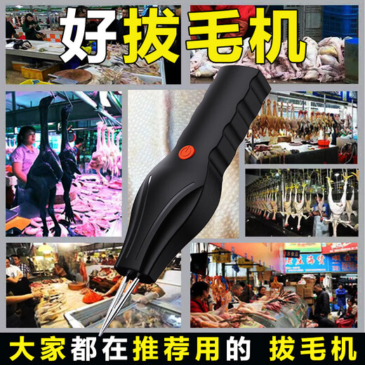 Kezhen Electric Feather Plucking Artifact Chicken Feather, Duck Feather and Goose Feather Removal Poultry Hair Removal Machine Commercial Killing Chicken, Duck and Goose Automatic Feather Puller 1000 Watts Reinforced Wear-resistant 304 Steel Needle Rechargeable and Plug-in Model