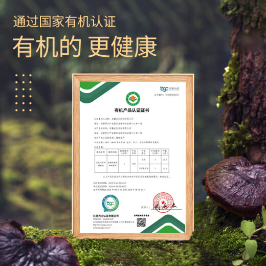 茯济堂有机灵芝孢子粉礼盒50g 术后探病送长辈滋补营养父母端午节日礼品