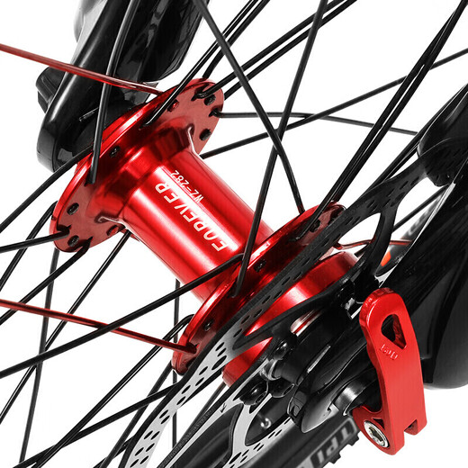 FOREVER 27.5-inch carbon steel mountain bike Shimano variable speed oil disc brake bicycle Black and red factory delivery