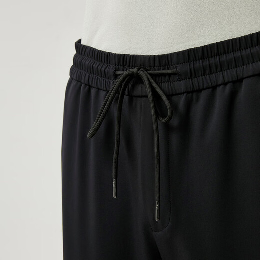 劲霸男装休闲时尚慢跑系带春秋男士裤子男|VMKT1387 深兰 34