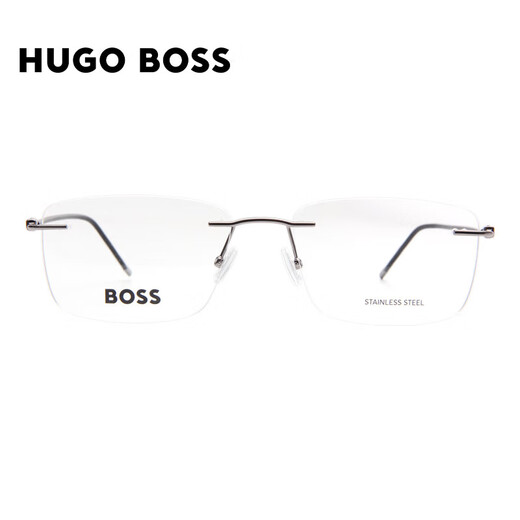 
HUGO BOSS optical glasses frame exquisite business frame without frame can be fitted with lens degree myopia glasses frame 1421 6LB 57mm