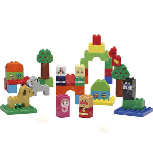 
BANDAI Bread Superman First Building Block Barrel Soothing Children's House Toys Birthday Gift