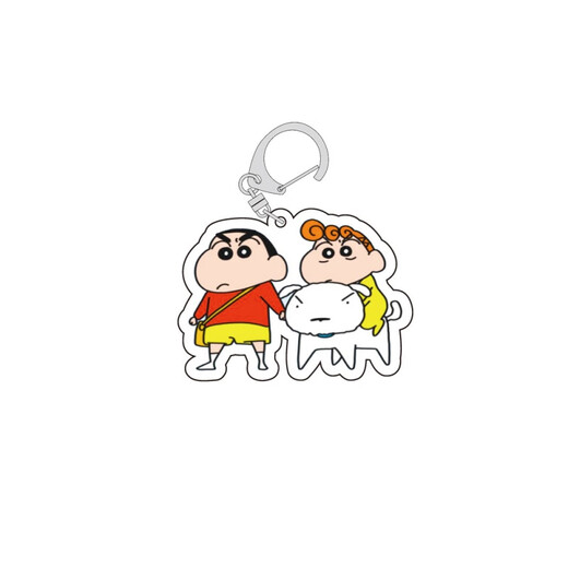 NOYA CRAYON SHIN-CHAN CARTON ACRYLIC DOUBLE COURT DOUBLE COURTE COURTE COURCE SALLE PETIT PENDANT PENDANT DÉCORATION DES CADE