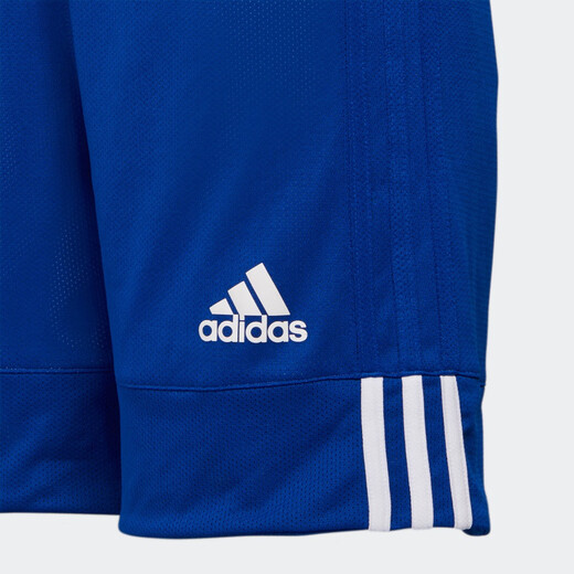 
adidas boys quick-drying comfortable double-sided wear basketball sports shorts children adidas official DY6625 college blue/white 164 CM