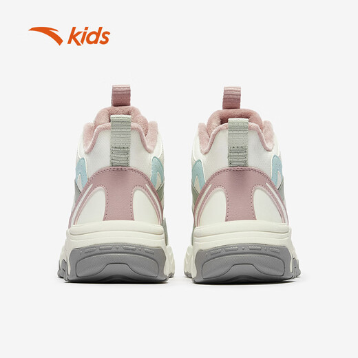 Anta children's and girls' cotton shoes with velvet and thickening to keep warm sports shoes for children and winter for older children cotton boots A22546945