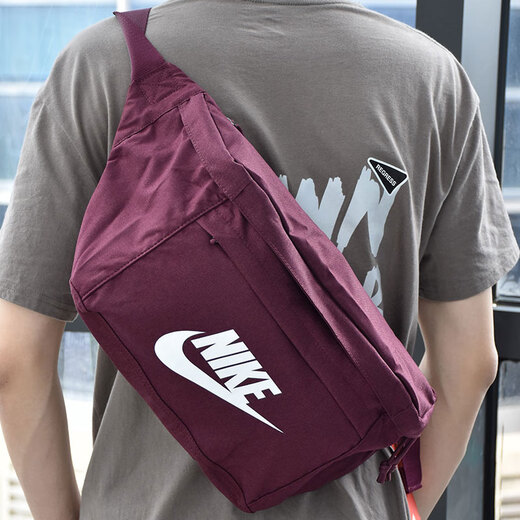 Nike (Nike) Crossbody Bag Herrenbeutel Frauenbeutel Taillenbeutel Sportsack Casual Bag Outdoor-Fitness-Taschen Umhängetasche Brustbeutel BA5751-681 Burgund, unterliegt dem tatsächlichen Thekenartikel