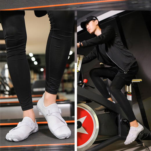 Ershanji Indoor Fitness Shoes Women's Jump Rope Pilates Jump Exercise Yoga Shoes Casual Non-Slip Training Squats and Deadlifts Outdoor Shoes Multifunctional Sports Shoes White Size 36