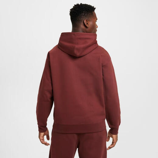 Nike (NIKE) SOLO SWOOSH Men's Fleece Pullover Hoodie DX1355-231 L