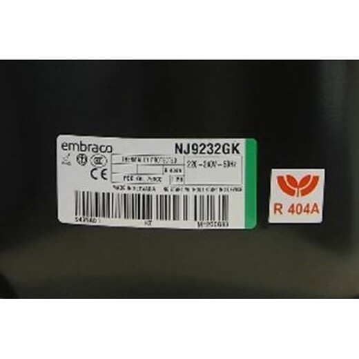 NJ9226GK NJ9232GK NJ9238GK原装全新恩布拉克制冰机冷藏柜压缩机 NJ9226GK(含电容一套)