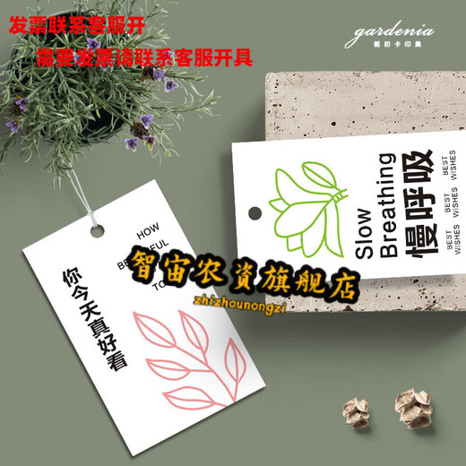 Карточка по уходу за растениями Чжичжоу, бирка из зеленой сосны, открытка для отдыха, небольшая подвесная бирка с зеленым растением в горшке под деревом 1, 20 романтических поздравительных открыток