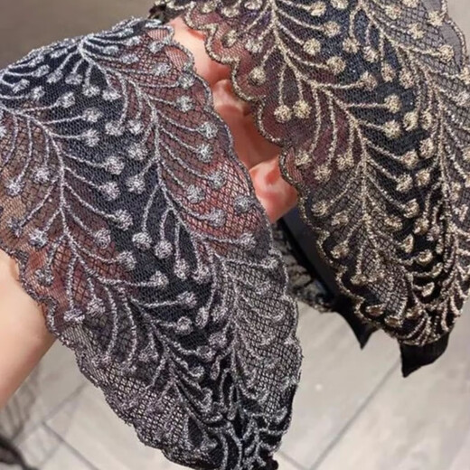 Dream wide toothed headband with bow, white hair cover artifact, lace hairband, hairpin, hairpin, female headband, butterfly gold