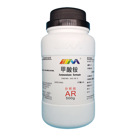 Karan ammonium formate ammonium formate analytically pure AR500g CAS 540-69-2 chemical experiment reagent analytically pure AR500g AR500g in stock