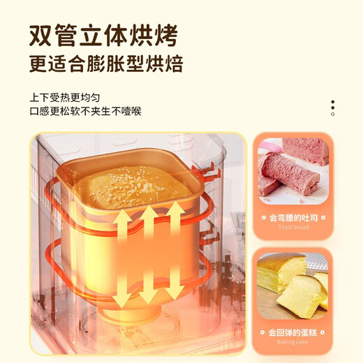 Bai Cui Toaster Fully Automatic Home Kneading Machine Dough Kneading Machine Reservable Intelligent Fruit Spreading Breakfast Toaster PE8899 Holiday Gift Light Fir Green (Consult before placing an order to get a surprise gift)