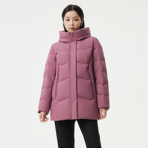 Tambor down jacket mother style mid-length comfortable warm thickened middle-aged and elderly women's jacket 510506Z Violet 170
