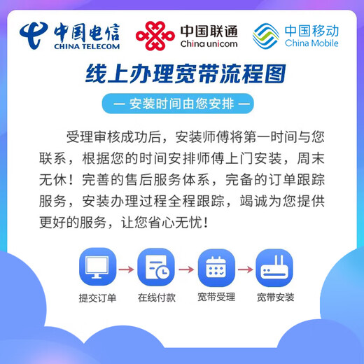 China Unicom Chengdu Telecom Mobile Unicom Broadband processing and installation short-term annual package free installation Hot Selling One China Unicom Broadband 300M 1 year 360 yuan (free installation)