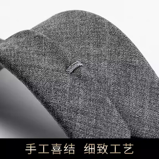 Lsiakt Wolle Krawatte Herrenmänner für formale Kleidung Businessanzug grau professionell bester Mann lässige Herrenkrawatte ohne Knoten grau [Zipper -Krawatte + Krawattenclip]
