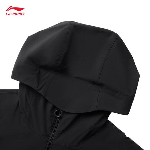 Li Ning sports windbreaker men's summer outdoor waterproof sun protection fitness hooded sports jacket AFDU929