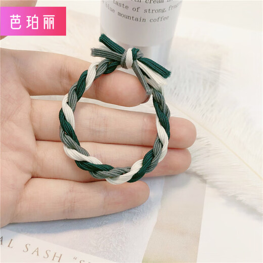Barberry 10 basic braid forest style simple temperament fresh hair tie rubber band hair rope knotted headband hair tie basic braid mixed color 5 pcs