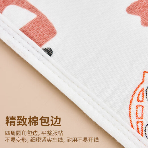 乐卡利 婴儿隔尿垫可水洗不易透水棉纱透气新生宝宝防漏尿护理姨妈垫 隔尿垫 【卡通汽车 70*50cm】