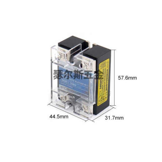 MGR美格尔SSR 40da单相固态继电器40A -1 D4840直流控交流DC-AC 3只继电器+散热器