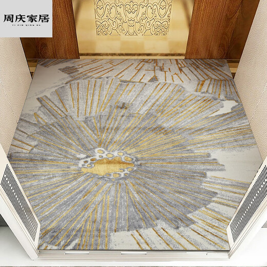 Miaopu le Home High-Dee Villa Alevator Car Carter Floor Alevator Car Special Floor Mat Villa Momening Light Luxury Home Entry ZQ695-2 Imitation Cashmere Personnalisation / prix par mètre carré