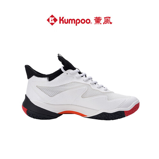 
KUMPOO 2024 new badminton shoes Houyi KH-G826 breathable shock-absorbing and anti-slip fumigation sports shoes for men and women. Houyi KH-G826 white/red/black 35