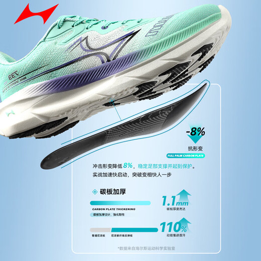 Hailes 733 running shoes men's flow shadow marathon training shoes track and field kilometer racing running shoes light sports shoes 777h 7_733s light fluorescent green 37