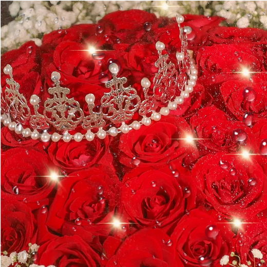 Huawang Flower Express Blumengeschenk Rote Rosen zum Geburtstag der Frau Blumenstrauß Bundesweite Lieferung in die gleiche Stadt Blumenladen Chaochunmumu 99 rote Rosen |dy869