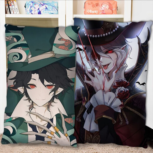 Identity V Jack pillow half body 2D peripheral customized double-sided printed photo sleeping strip pillow gift double-sided customized send picture to customer service 40x60cm satin pillowcase only