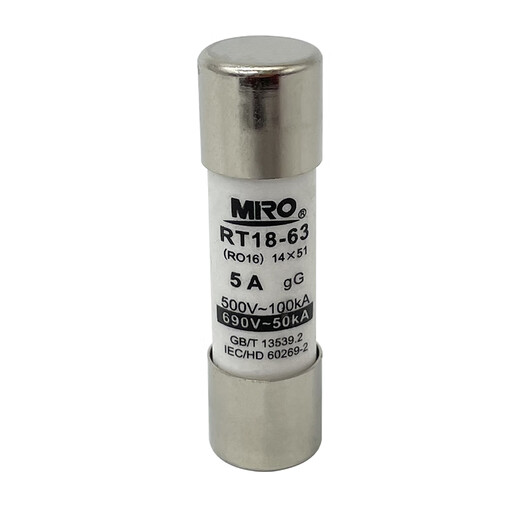 MRO茗熔RT18-63 14X51 R016 20A 25A32A40A50A 63A保险丝690 RT18-63X/2P带灯底座