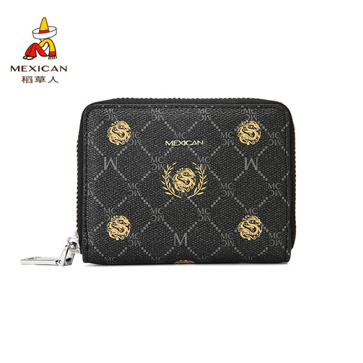Vogelscheuche Kartenbeutel, Herren-ID-Tasche, Multifunktions-Visitenkartenclip für Frauen, Ticketclip, Bankkartenabdeckung, Multi-Karten-Position, große Kapazität, kleine Münzbrieftasche, dunkelgrau