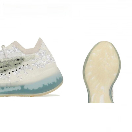 Adidas yeezy boost 380 v3 Kokosnuss weiße leuchtende Alien blau grau braunes Pfirsichpulver GY2649 FX9764 BROW (klein) 41