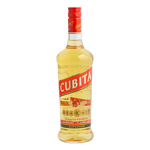 
Gubeta 151 rum Height 75.5 degrees CUBITA Foreign wine can replace Bacardi ignitable 750mL 1 bottle Gubeta 151 rum