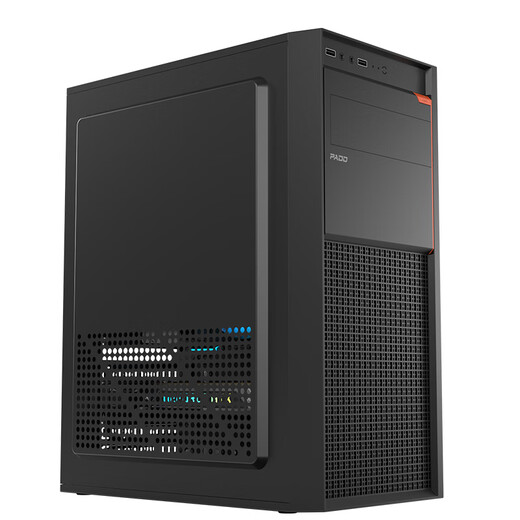 Huacheng Intel Core i5/RX580 8G independent display game enterprise office desktop computer host DIY assembly machine complete set host + monitor complete set configuration one Core i5丨8G丨256G丨HD high-definition core display