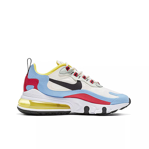 Nike (Nike) Summer Nouvelles chaussures pour femmes Air Max270 React Air Cushion Chaussures confortables Chaussures sportives à l'occurement décontracté.