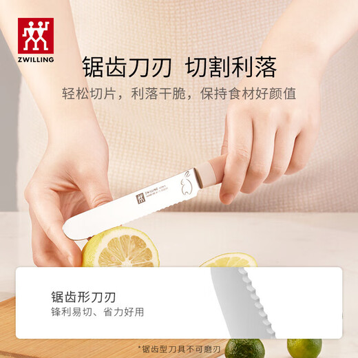 双立人（ZWILLING）NOW S系列小巧多用刀面包刀多功能水果刀户外厨刀 （不带刀套）