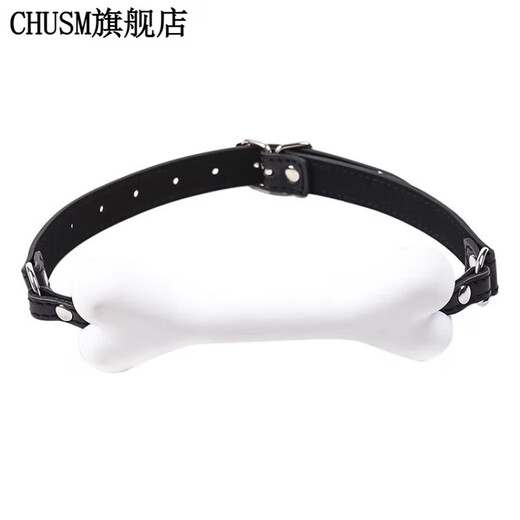 CARVELOVE gagging silicone ball to force mouth opening without hurting teeth necklace, black solid silicone