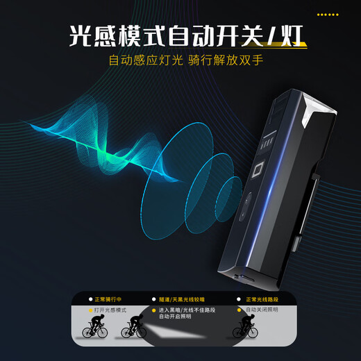 Cavalry (cavalry) German bicycle lights, smart induction headlights, mountain road bikes, night riding, USB charging, children's riding equipment