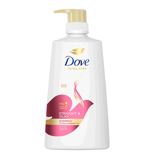 Dove多芬垂顺直发亮泽洗发水680ml  头皮补水柔顺蓬松黑亮防毛躁