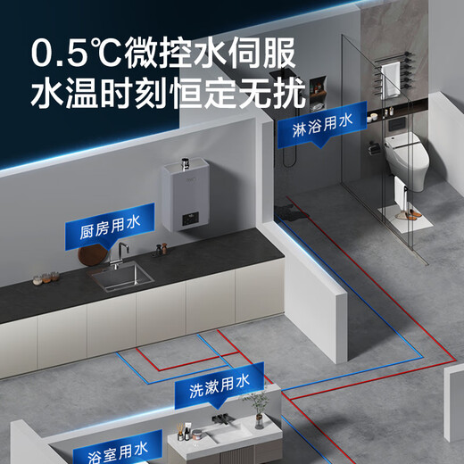 Rinnai whale ton orca 24 liter large liter gas water heater 15% national subsidy for home appliances full water servo constant temperature 24GD72 (JSQ47-GD72)