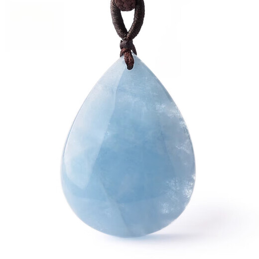 DL 1998 Pangdonglai Quality Aquamarine Raw Pendant One Plot Ice Pendants en forme de glace Collier et femmes G5010
