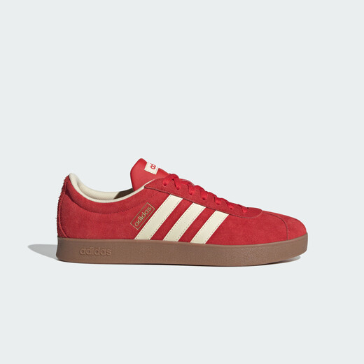 Adidas T-toe shoes VL COURT retro casual sneakers moral training shoes for men and women Adidas light sports light scarlet/warm vanilla/yellow 38