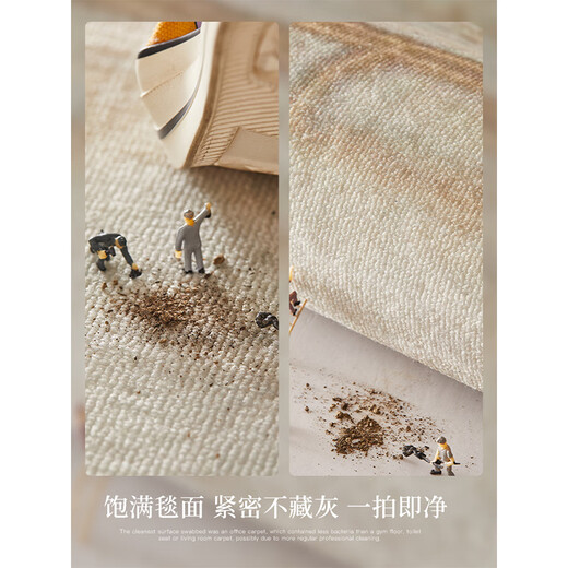 Huili's customized dressing table, stool, floor mat, swivel chair, round living room carpet, bedroom bedside blanket, cloakroom, makeup stool foot pad, floral enigma, Belgian velvet floor mat - round, diameter 80cm