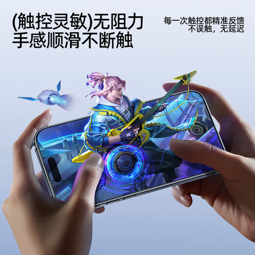 Smorss适用苹果15Plus防窥钢化膜iPhone15plus手机膜 360°全屏防偷看偷窥防摔抗指纹保护贴膜+神器
