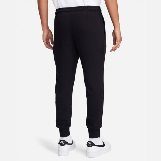 耐克（NIKE）运动裤男裤2025夏季新款休闲束脚健身裤跑步长裤针织篮球宽松卫裤 黑色FQ4331-010束脚收口纯棉 M /170/建议体重120-130斤