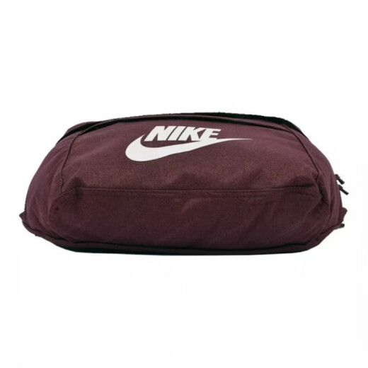 Nike Nike Herrenbag Damenbeutel Mode große Kapazität Leichte trendige atmungsaktive Crossbody-Bag Cycling Tailentasche Brustbeutel Umhängetasche Ba5751-681/Burgundy/52*12*21 cm Einzelgröße